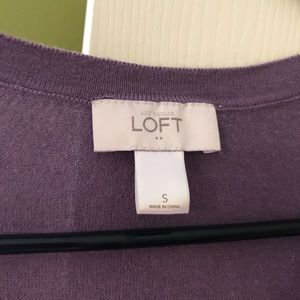 LOFT Sweaters - LOFT violet cardigan LOFT Sweaters - LOFT violet cardigan